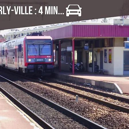 アパート Sejour Cosy - 5 Min Aeroport - Parking Privee & Terrasse
